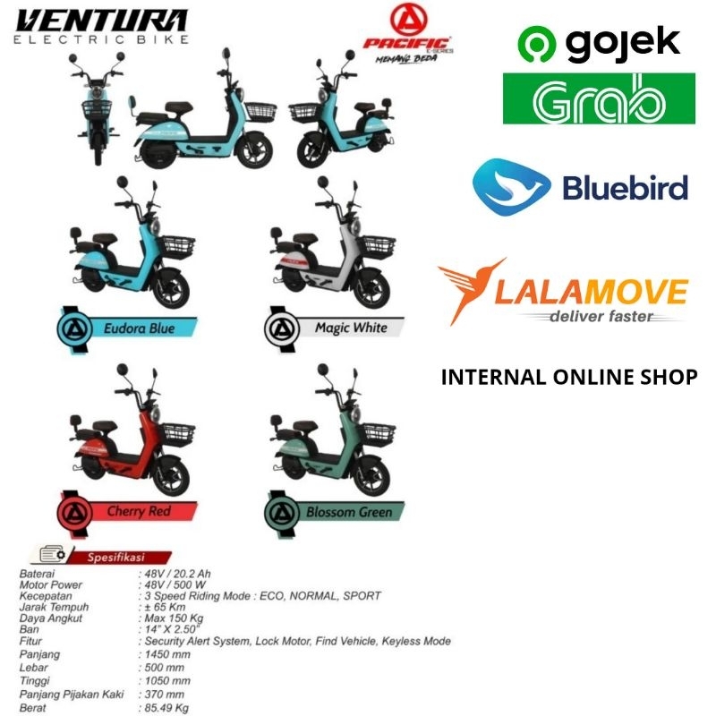 Sepeda Listrik Pacific Ventura Garansi Resmi