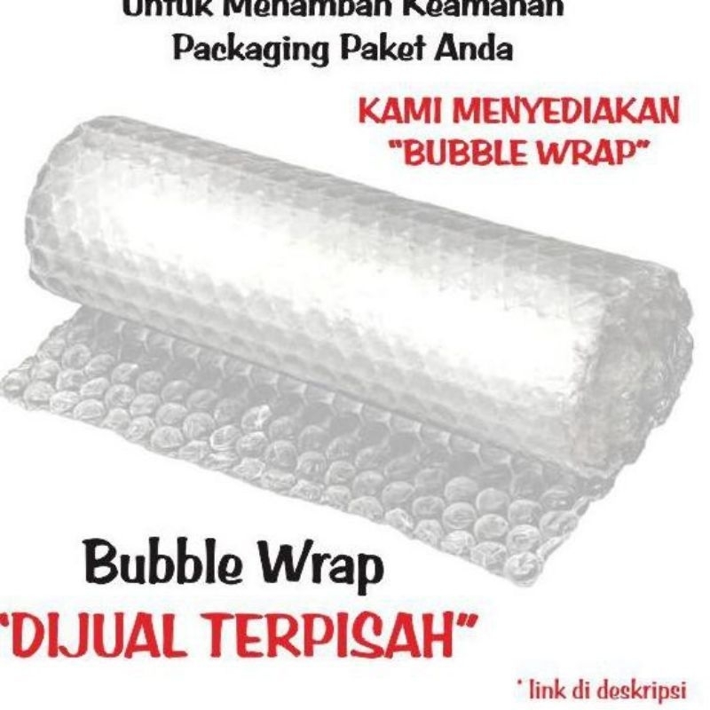 

Bubble wrap tambahan untuk packing agar barang aman