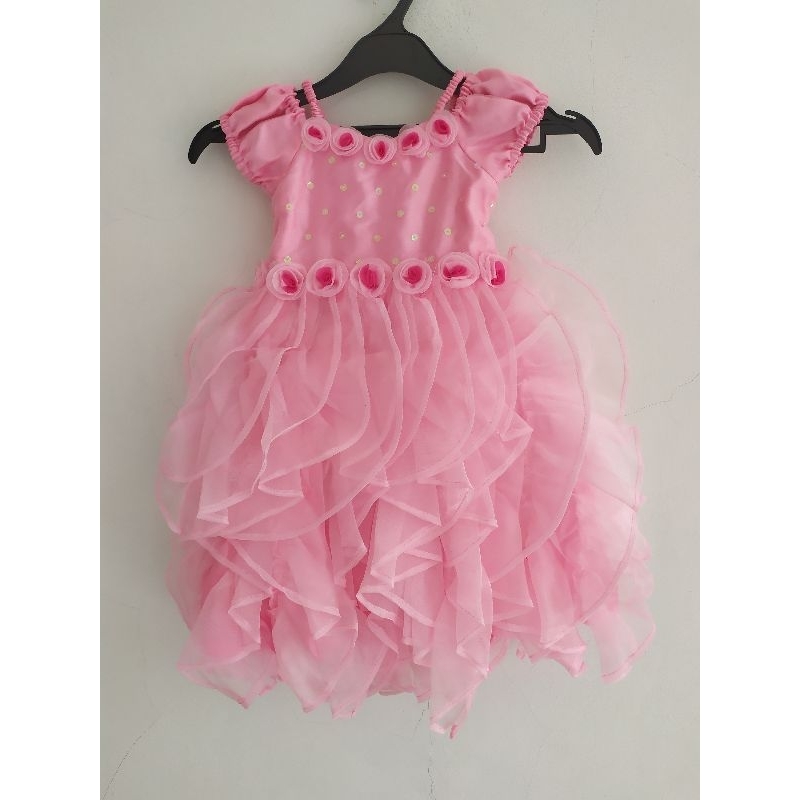 dress bayi perempuan, preloved dress pesta anak perempuan, gaun pesta anak, kostum ulangtahun anak p