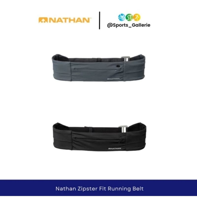 NATHAN ORIGINAL Zipster Fit Running Belt