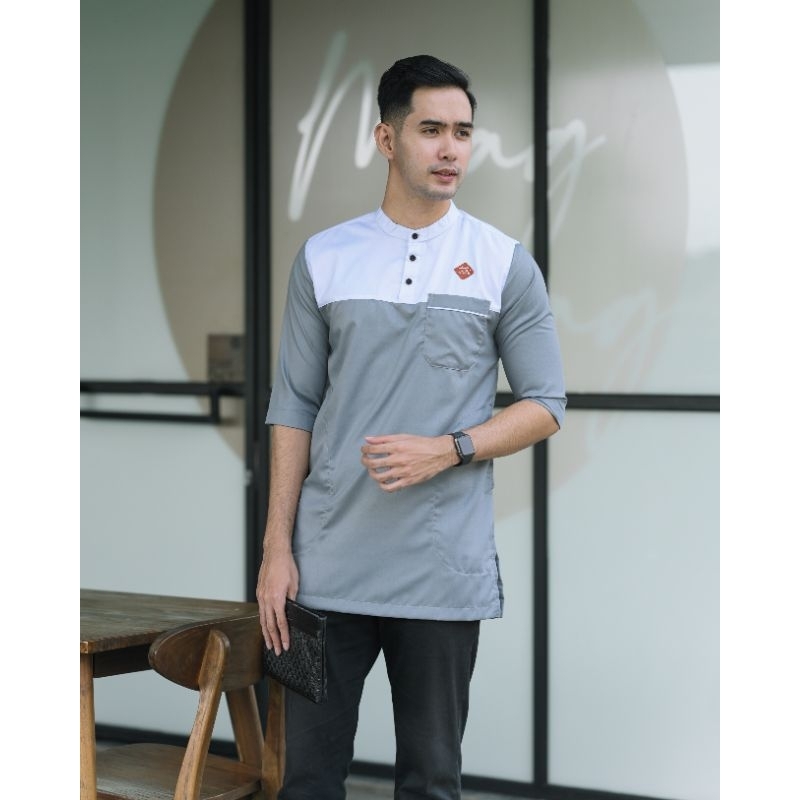 Baju Koko Terbaru Lengan 3/4 Kurta Modern