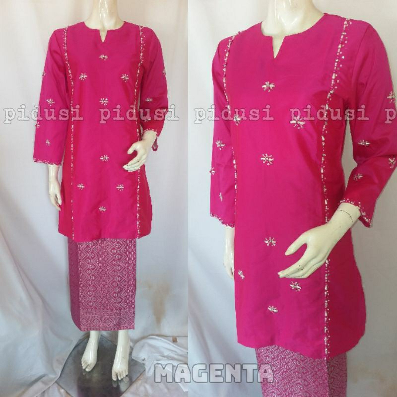 TERBARU SET BAJU KURUNG TAFFETA PAYET