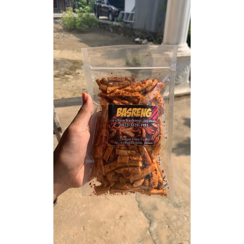 

Basreng Pedas Daun jeruk 100Grm