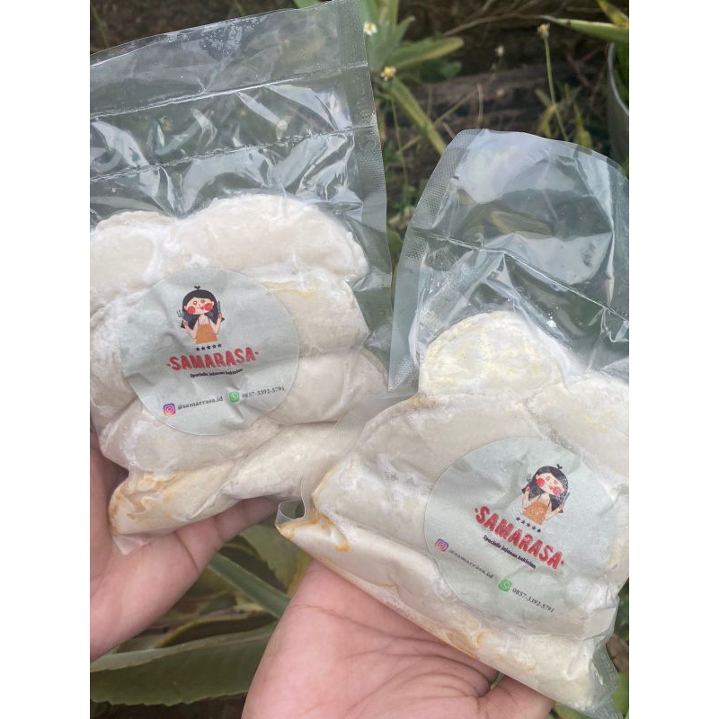 

Cireng isi ayam suwir/pedas isi 10pcs ukuran tanggung