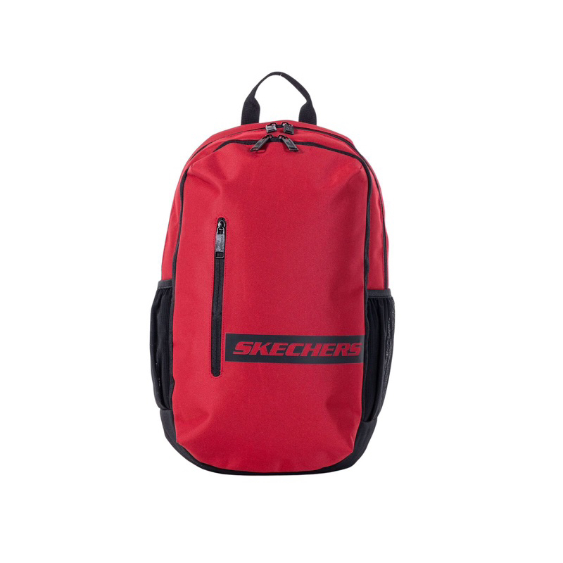 NEW Skechers Stunt Backpack Maroon Red Tas Ransel Pria Unisex Tas Sekolah Travelling