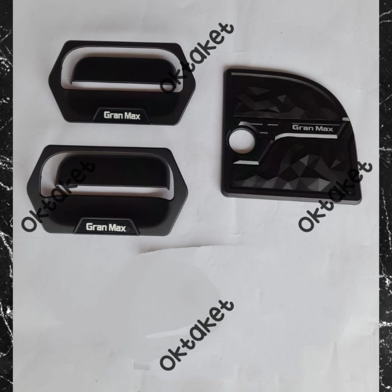 paket outer handle tank Cover Grand max Granmax Full Hitam