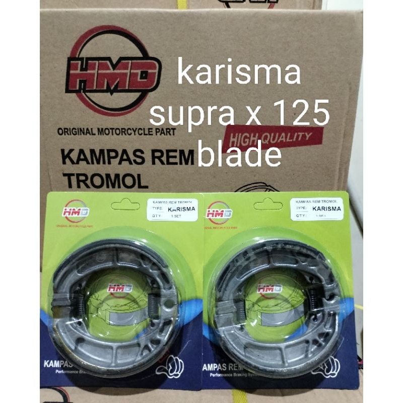 kampas rem belakang karisma / supra x 125 / blade/ Supra / Supra fit new