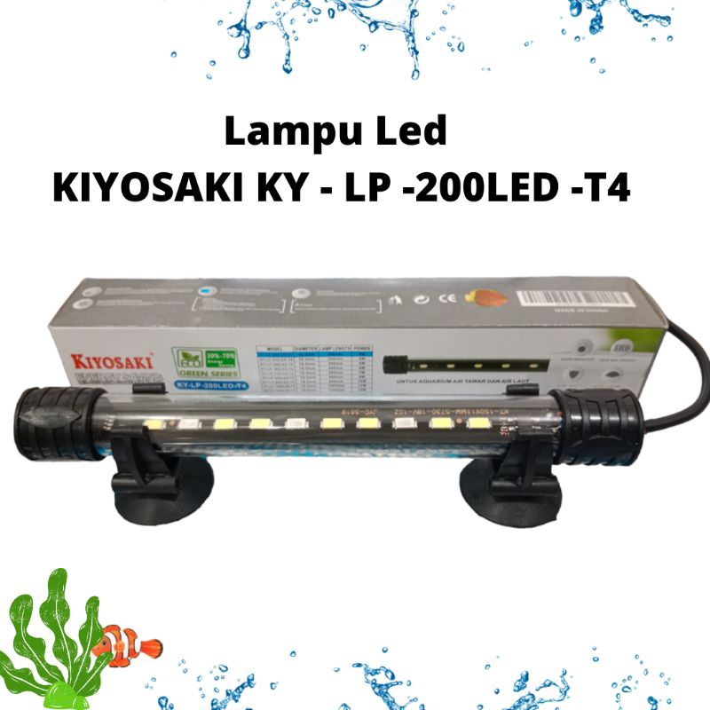 Lampu Celup Led Aquarium Aquascape LED KIYOSAKI KY LP T4 200LED