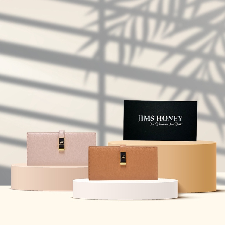 Jims Honey - VALLERIE WALLET - Dompet Panjang Wanita - Free Exclusive Box