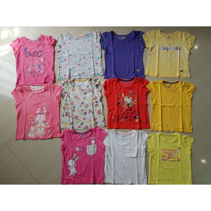 (Preloved) Mothercare - Baju anak perempuan / pakaian anak / kaos anak perempuan