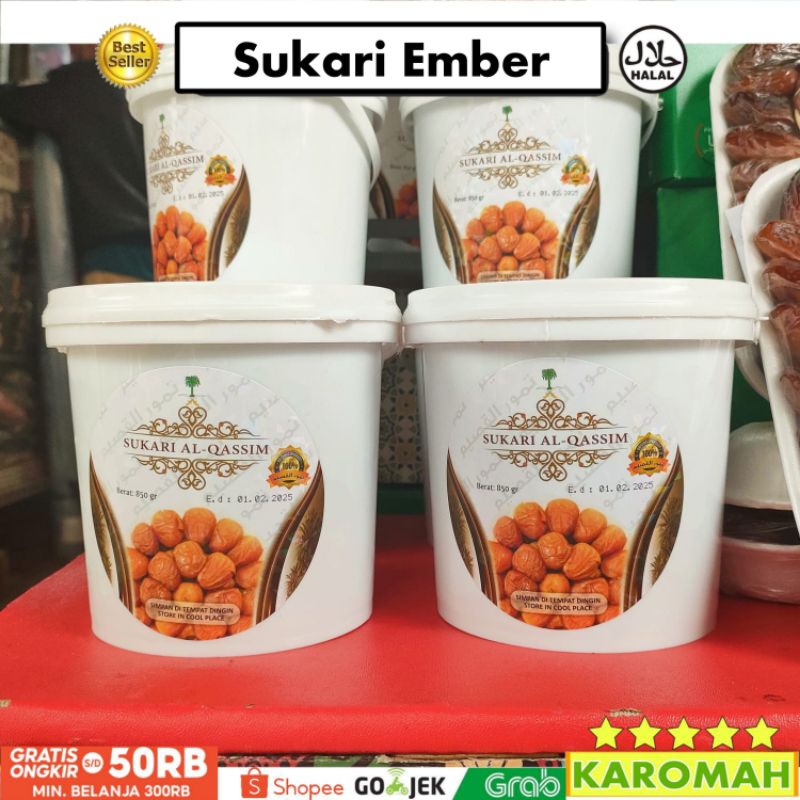 

Kurma sukari ember 850gram / PENGIRIMAN GOJEK / GRAB INSTANT