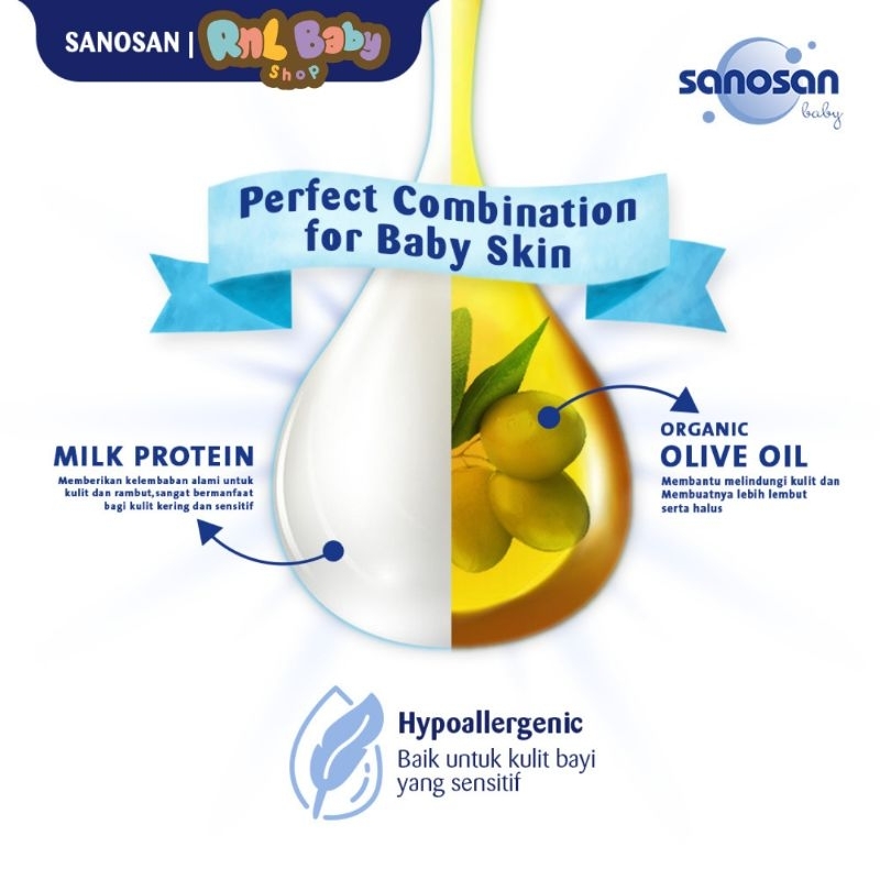 Sanosan Nappy Rash Cream 150 ml - Krim Ruam Popok Bayi