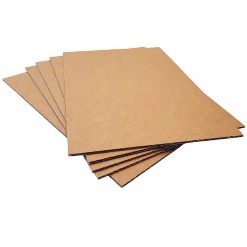 

120x80 cm single wall kraft lembaran karton kardus dus kemasan packaging