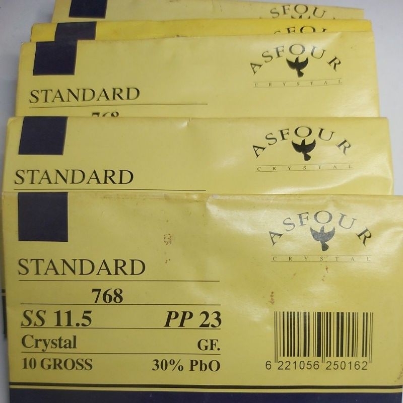 crystal asfour ss 11,5 pp23 Rhinestone permata diamond tempel size 3mm