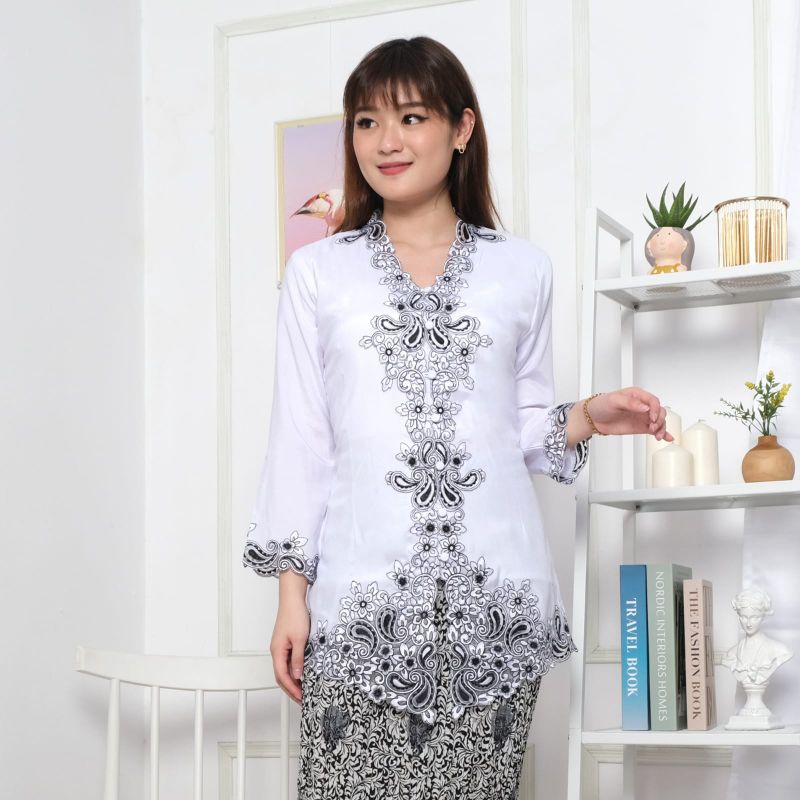 Atasan Kebaya Encim Modern Senada Muslim