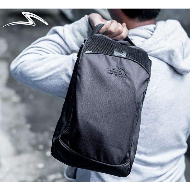 TAS SEPATU FUTSAL BOLA SPECS CONCORD SHOE BAG BLACK ORIGINAL