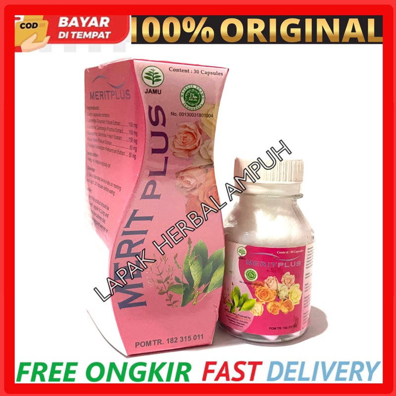 Merit Plus 30 Kapsul Pelangsing Herbal
