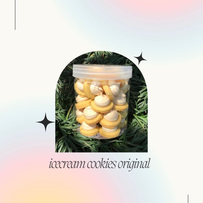 

Icecream cookies (kue kirong) - Original 800ml