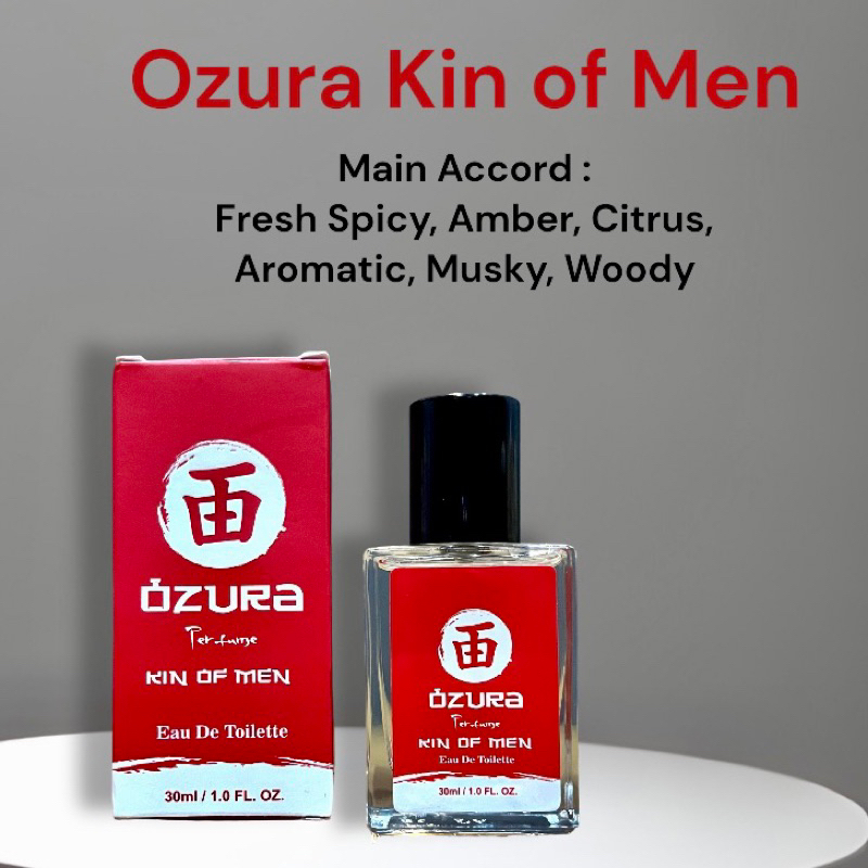 PARFUM OZURA KIN OF MEN INSPIRED SAUVAGE MEN / WANGI TAHAN LAMA / BPOM