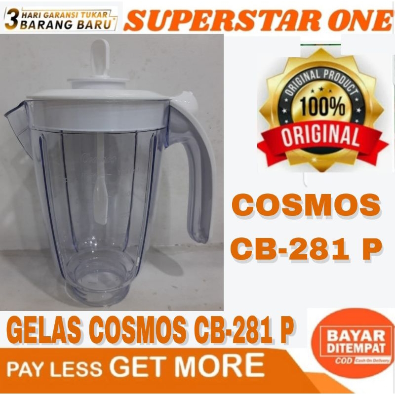 Cosmos Gelas jus blender CB-281 P CB 281 P Cosmos