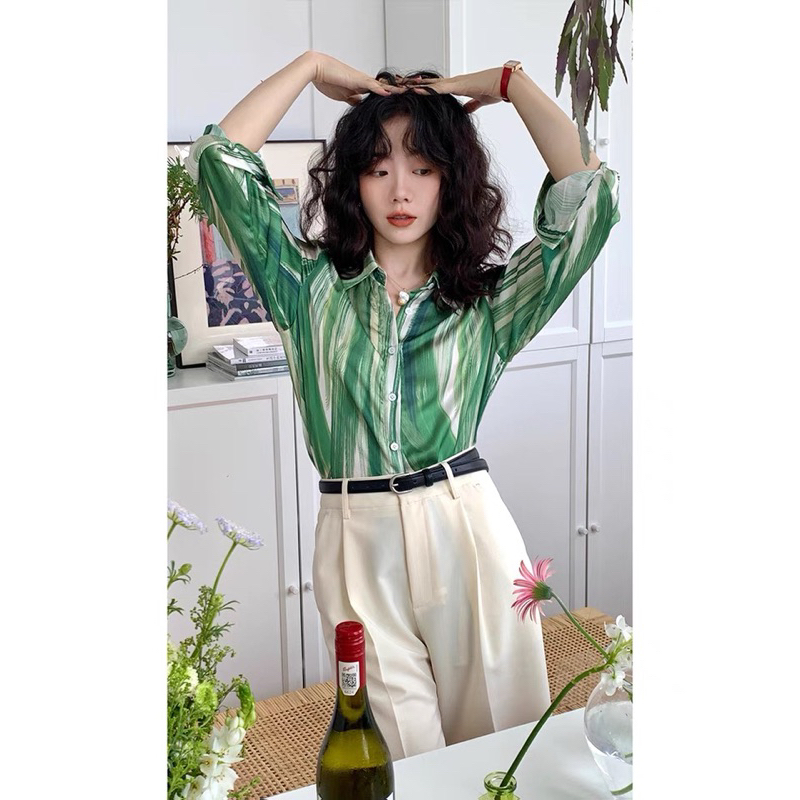 Kemeja Greta / Baju Atasan Wanita Import