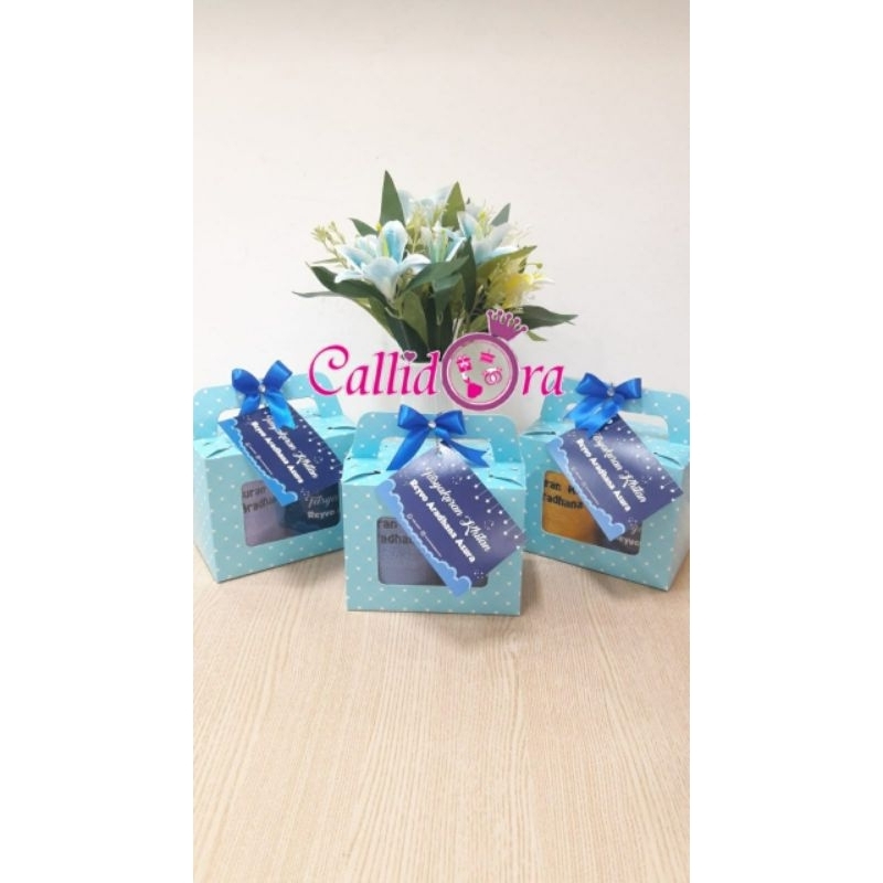 

Souvenir khitanan murah/Hampers mug-handuk/Souvenir aqiqah