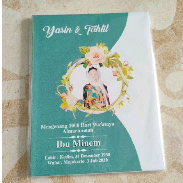Buku Yasin dan Tahlil Untuk Acara 7, 40, 100, 1000 hari