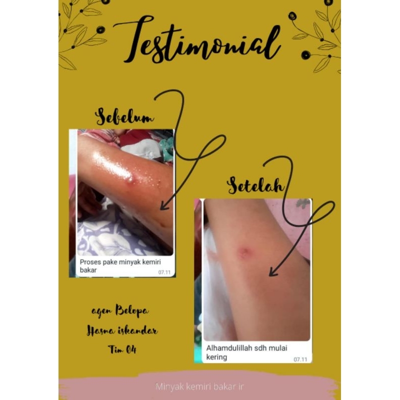 MINYAK KEMIRI BAKAR IR