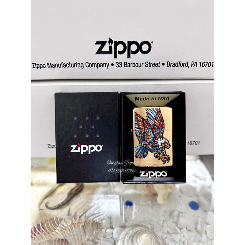 korek Zippo original USA Tattoo Eagle Design