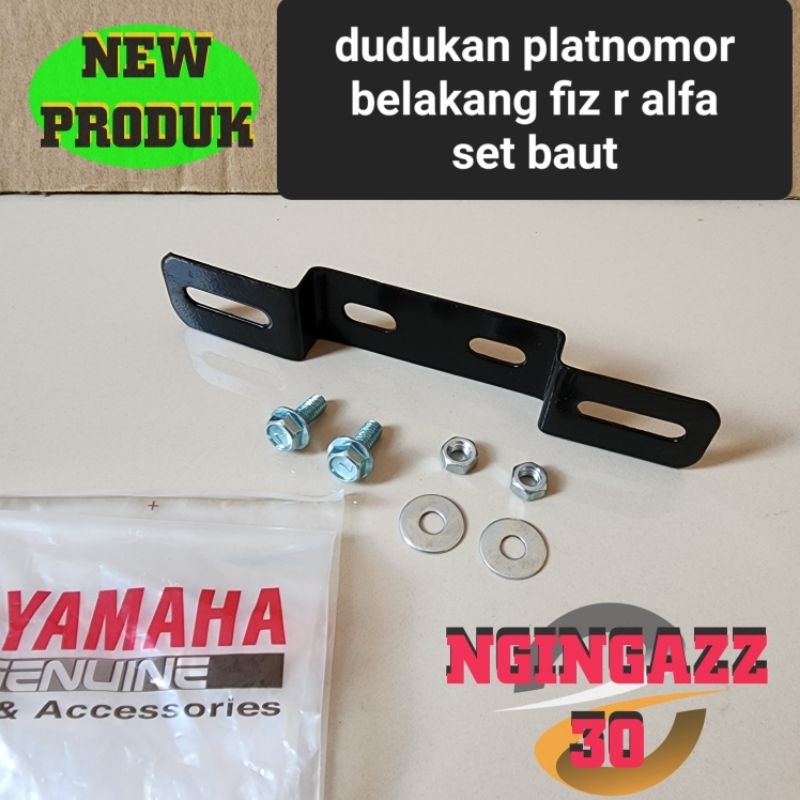 dudukan platnomor plat nomor belakang fiz f1z r force1 alfa vega lama