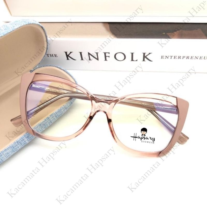 Frame Kacamata Minus Wanita Antiradiasi Terbaru 5010 | Kaca mata Anti UV Photocromic &amp; Bluecromic | Cylinder dan Plus
