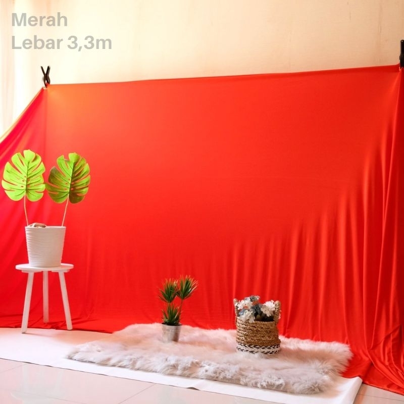 KAIN BACKDROP MERAH KAIN FOTO KAIN MERAH KAIN MERAH WEDDING KAIN MERAH PERNIKAHAN BAHAN MERAH CHINES