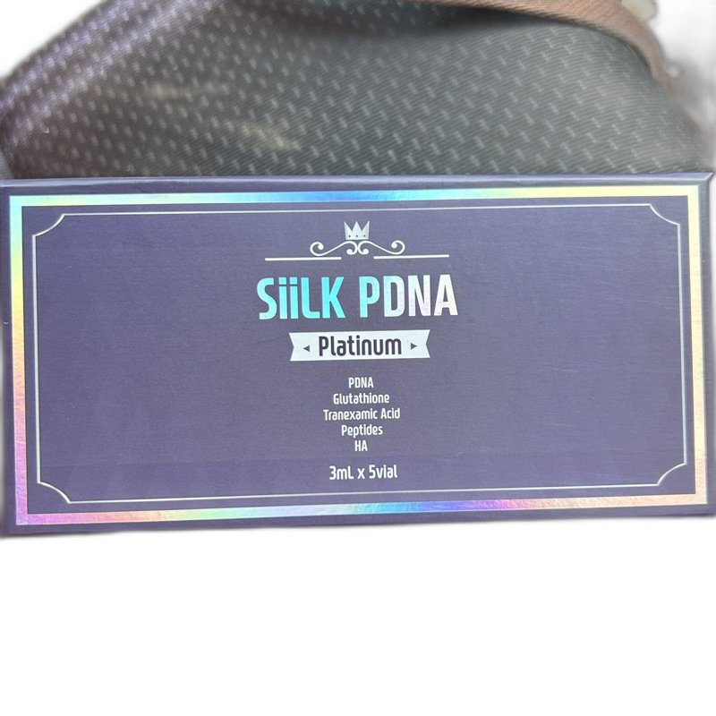 SilK PDNA Platinum Serum Salmon DNA Korea Vial original BPOM HA Flek Glowing Glutathione Anti aging 