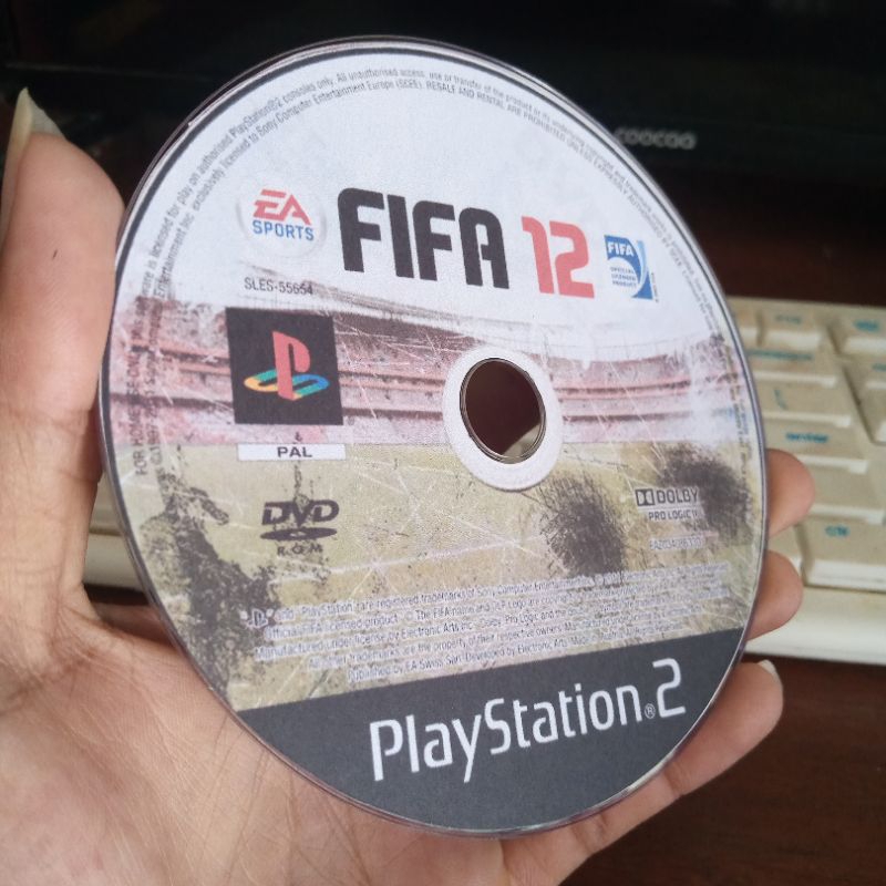 Kaset PS2 FIFA 12