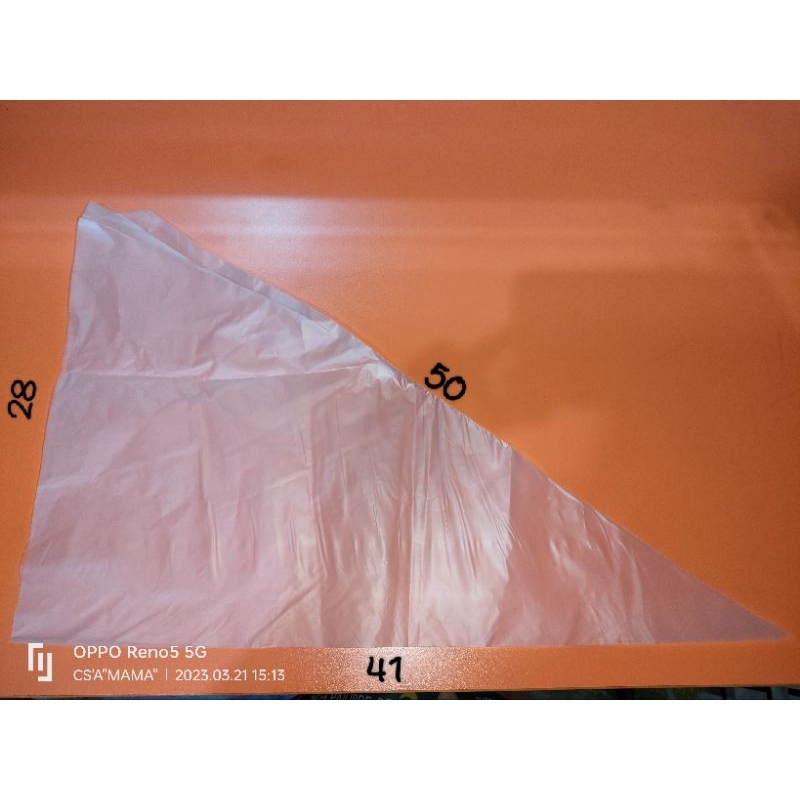 Plastik segitiga/Piping bag jumbo