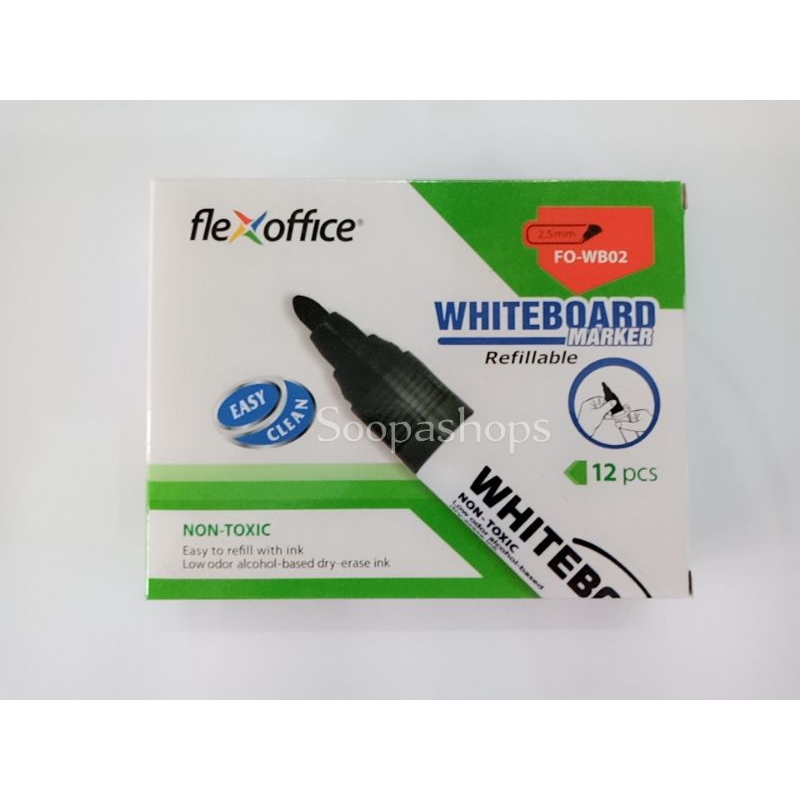 

Spidol Papan Tulis / Whiteboard Marker Flexoffice Harga 1 Pcs