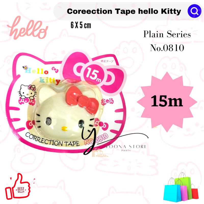 

TIP EX HELLO KITTY CORRECTION TAPE STIPO MOTIF HELLO KITTY