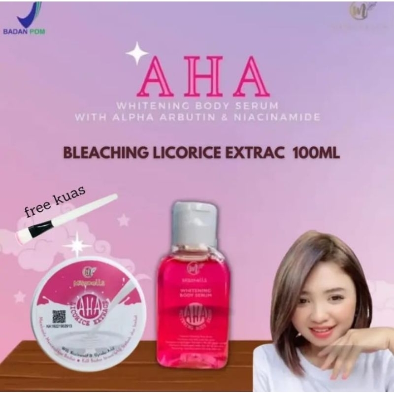 BLEACHING BADAN LICORICE/ AHA SERUM LICORICE