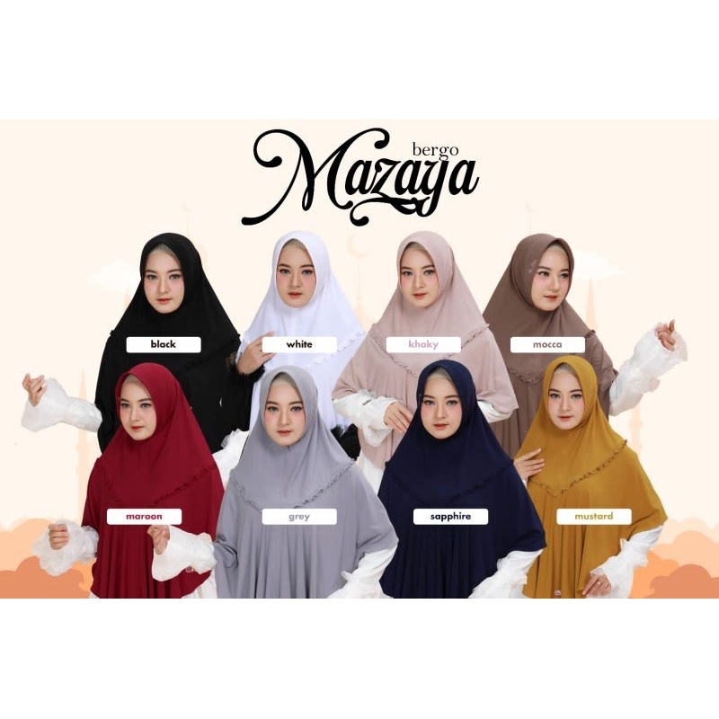 Linalivia Hijab || BERGO MAZAYA || Jilbab jumbo || Bisa Cod