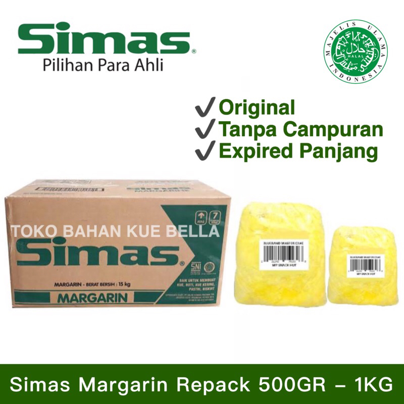 

SIMAS Margarine 1KG (REPACK) Mentega Kiloan Murah Original