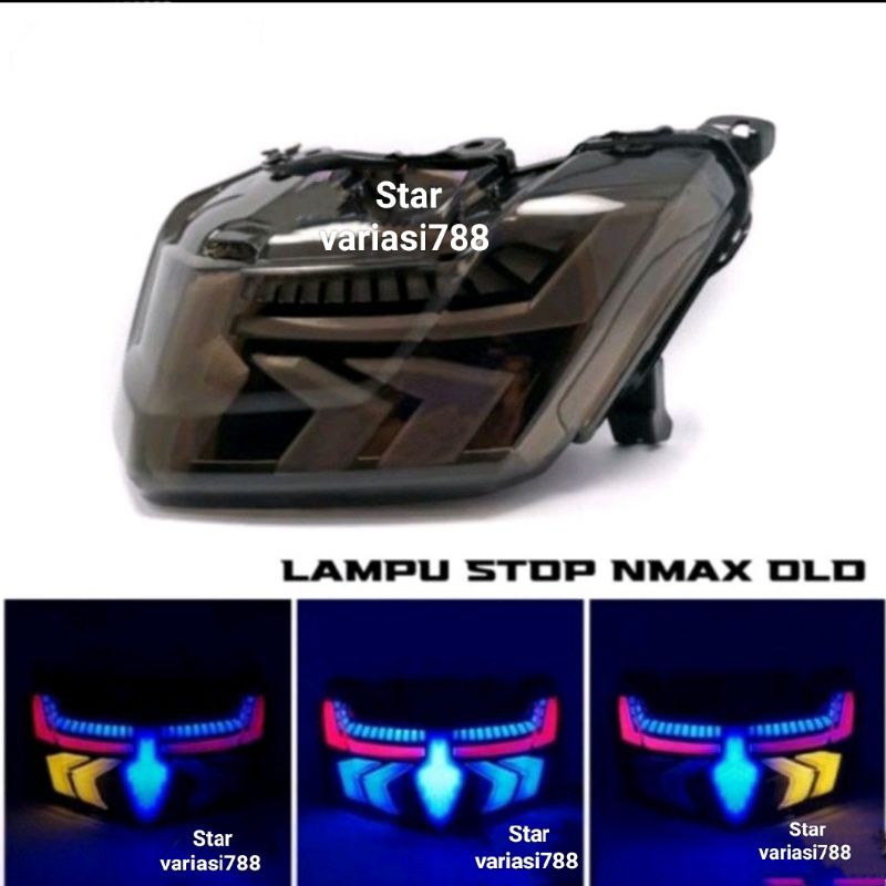 Stoplamp/Lampu Stop LED Yamaha nmax Old Model Spider-Man sen running