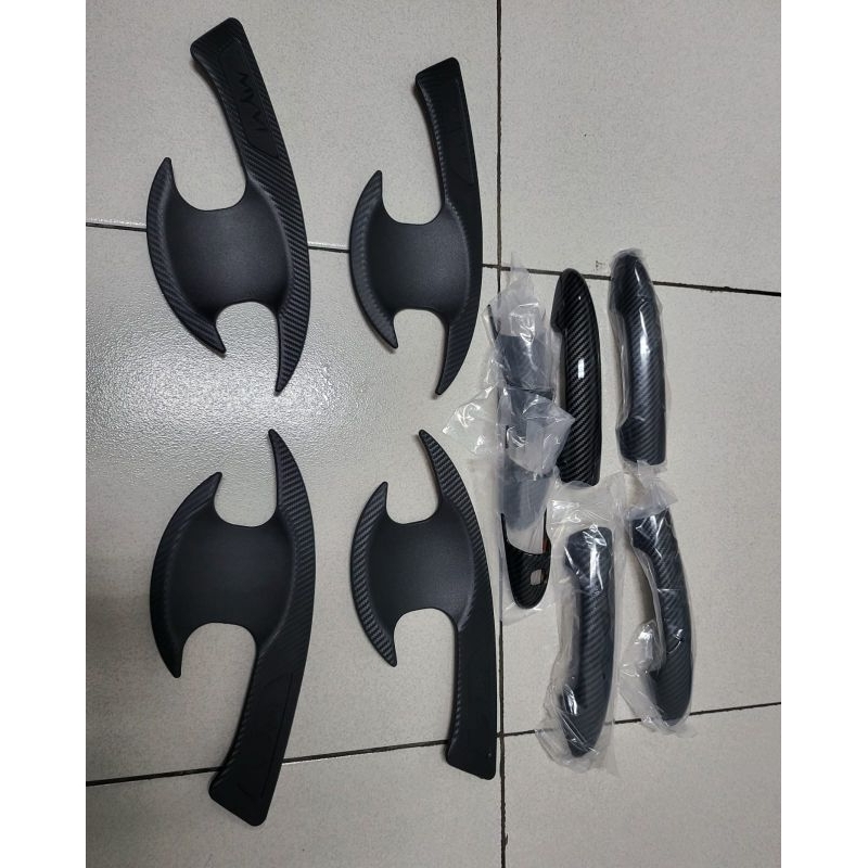 Paket Mangkok / outer dan cover handle Carbon/ Hitam  Sirion 2018up