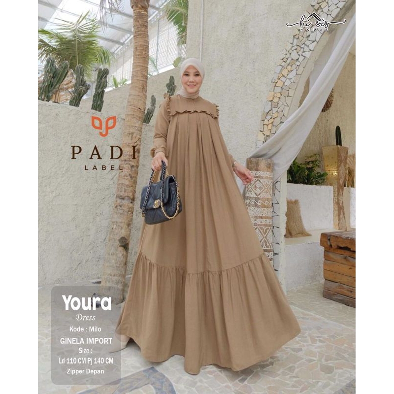 GAMIS PADI / Youra Dress Ori Padi Label