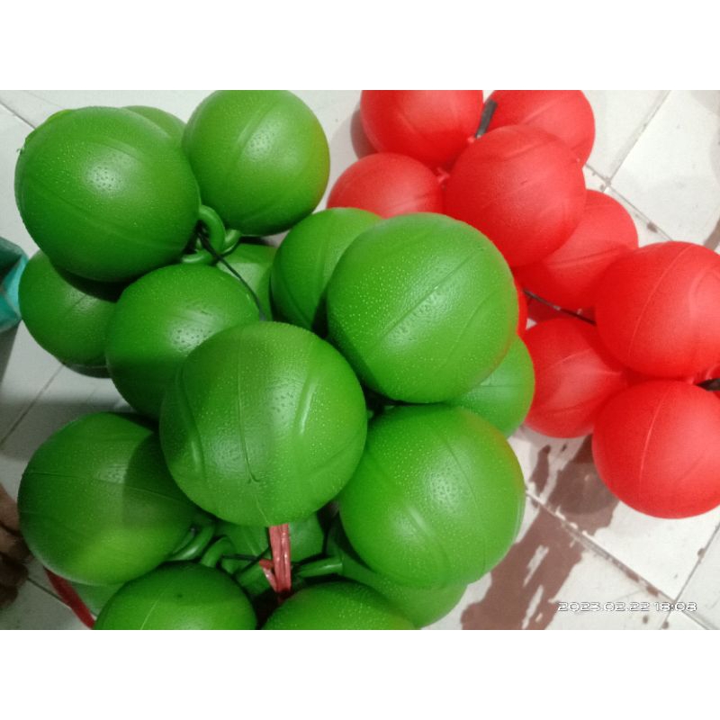 latto-latto jumbo warna hijau 1 lusin kwalitas sama dengan yang merah terang