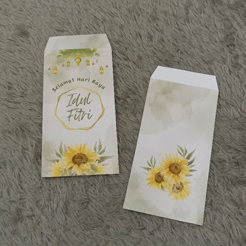 

Amplop Lebaran Idul Fitri Rustic Aesthetic Sunflower