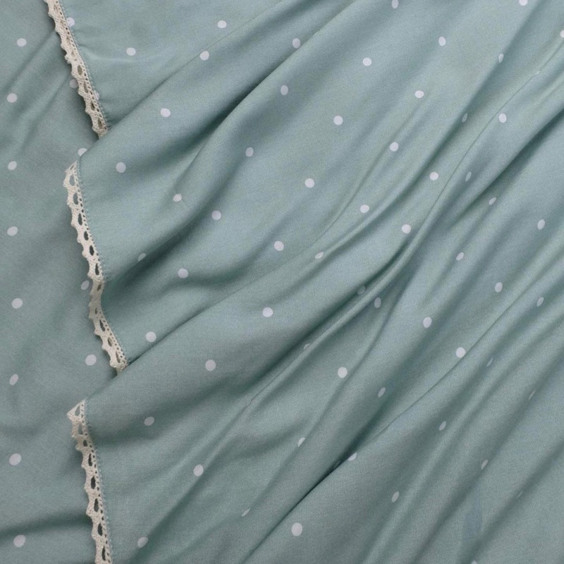 MUKENA RAYON YASEEN - MOTIF DOT MINT