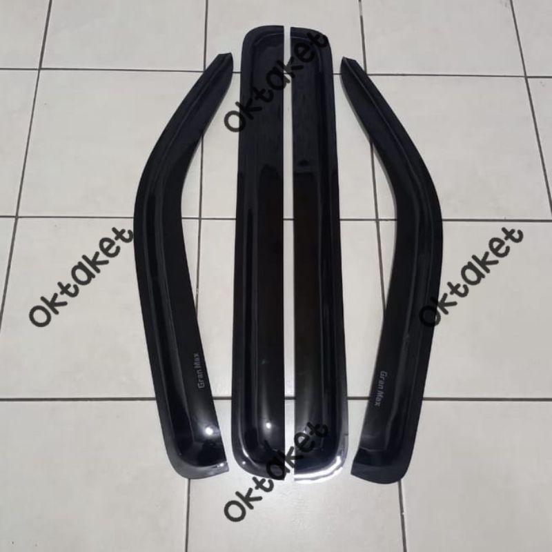 Talang air 4 pintu Grand max Granmax &amp; Luxio Hitam Slim