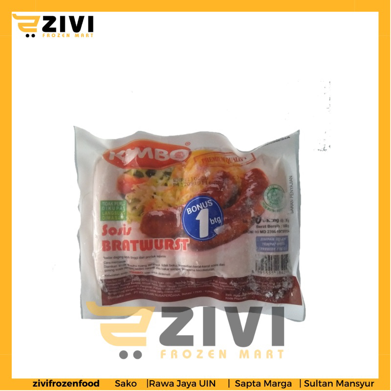 

Sosis sapi jumbo mini kimbo isi 10 / kimbo / frozen