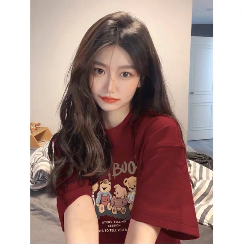 Kaos Baju Atasan Wanita Bahan Lembut Impor Murah 012