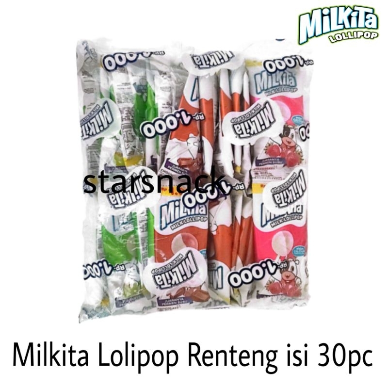 

Milkita lolipop renteng isi 30pc/pak